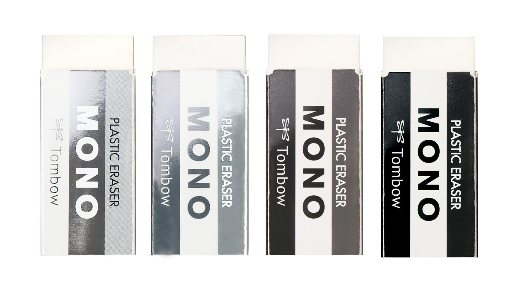 Tombow Pencil MONO Silgi GRAYSCALE Serisi [PE-04A704AL] - Açık Gri