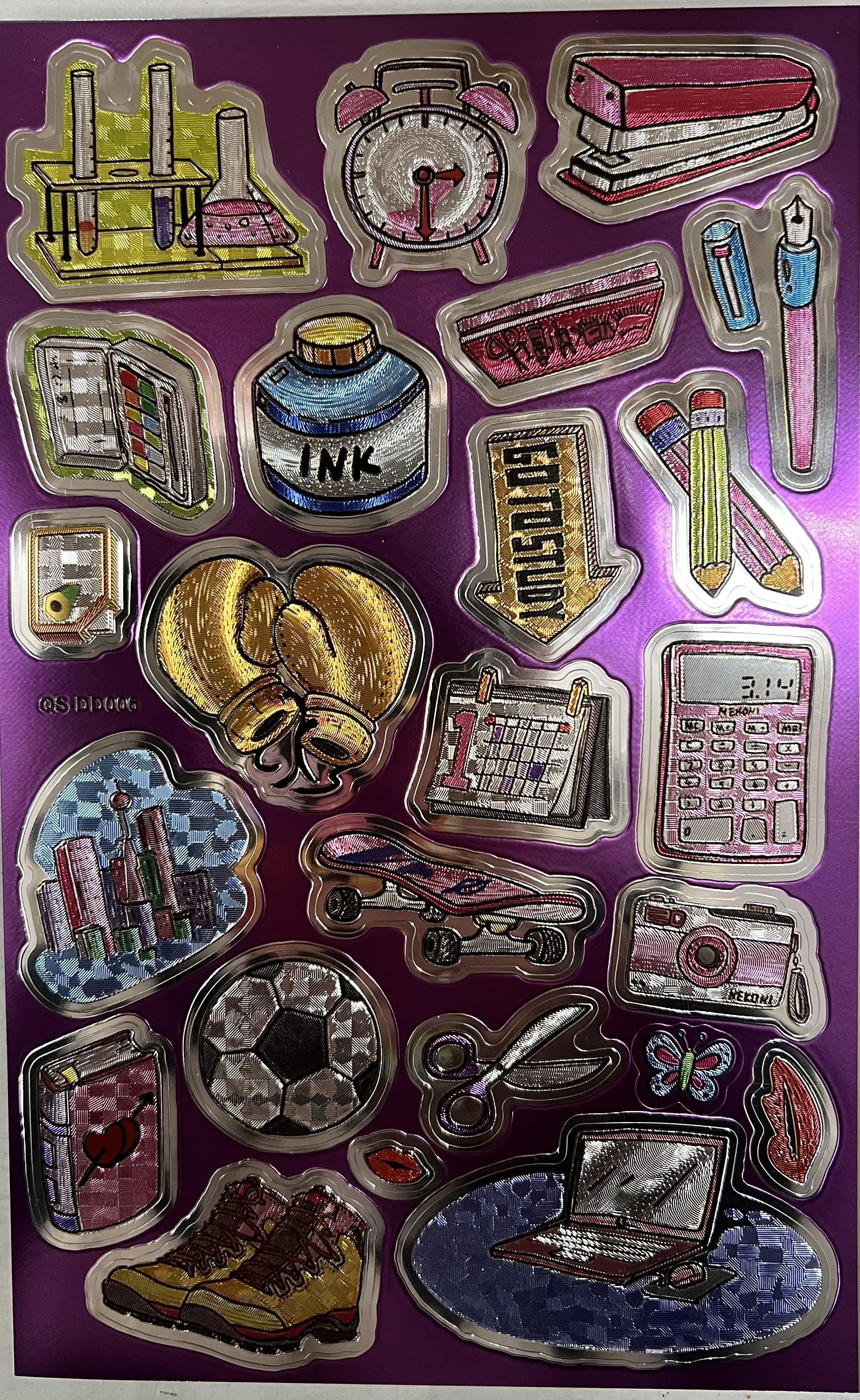 Sticker Parlak çıkartmalar serisi
