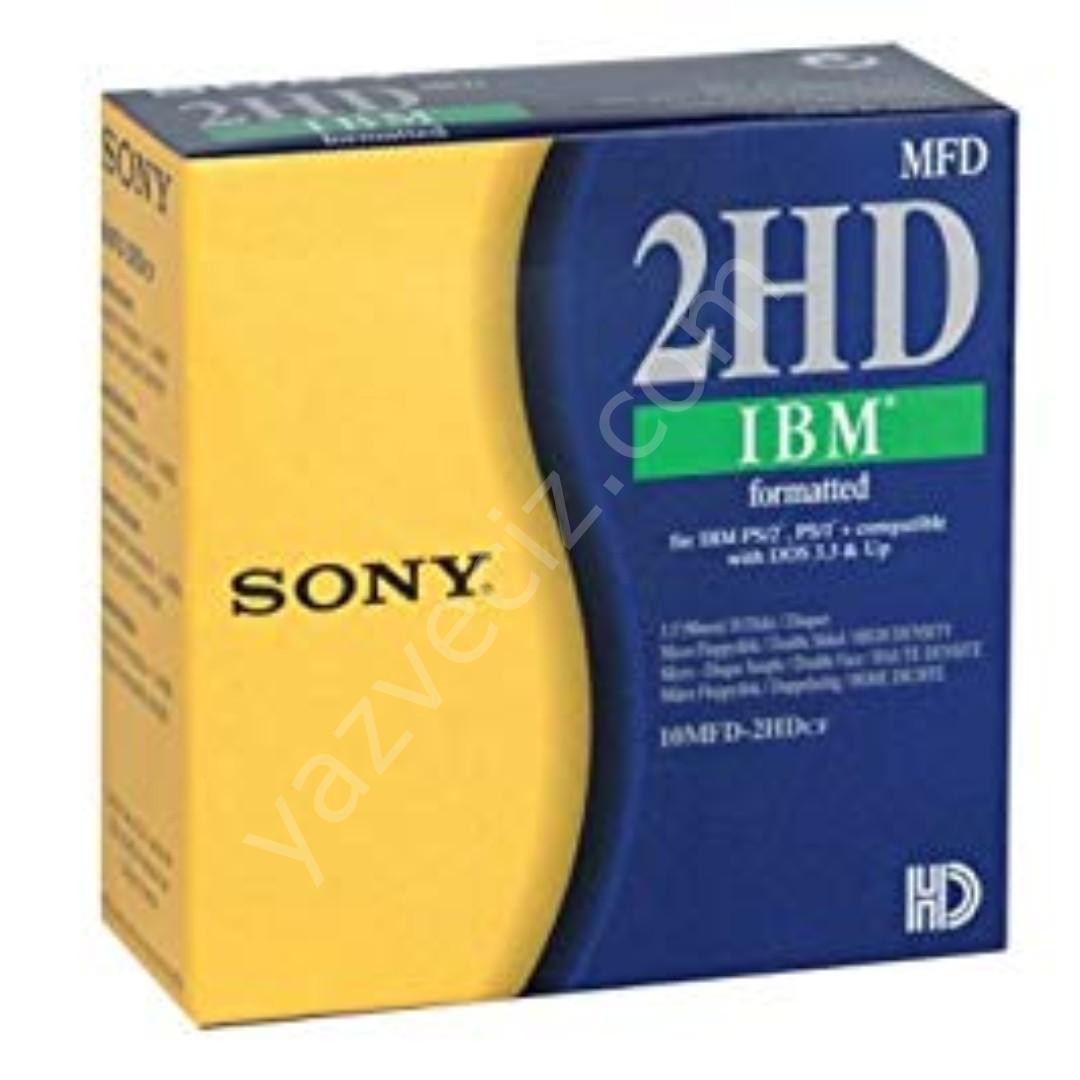 Sony 2HD Floppy Disk 3,5inch, 1,44mb. 10'lu Paket Disket