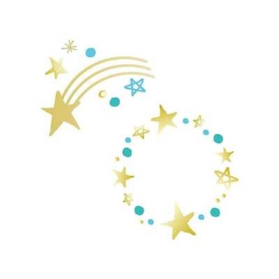 Midori Küçük Motif Sticker Çıkartma - Yıldız