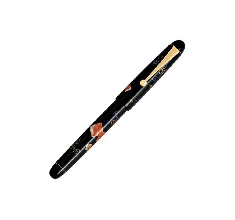 Pilot Namiki Nippon Art Origami Gold Fish Dolma Kalem - FK-35-SM-KG - M Uç