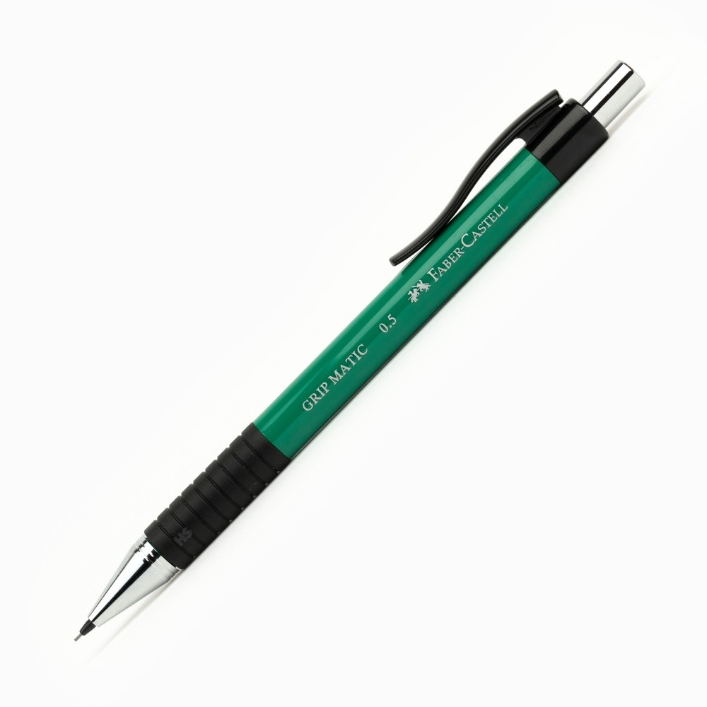 Faber Castell Grip Matic Versatil Uçlu Kalem 1318 0.5mm Yeşil