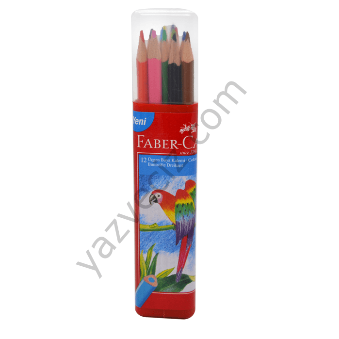 Faber Castell 12 'Li Üçgen Kuru Boya