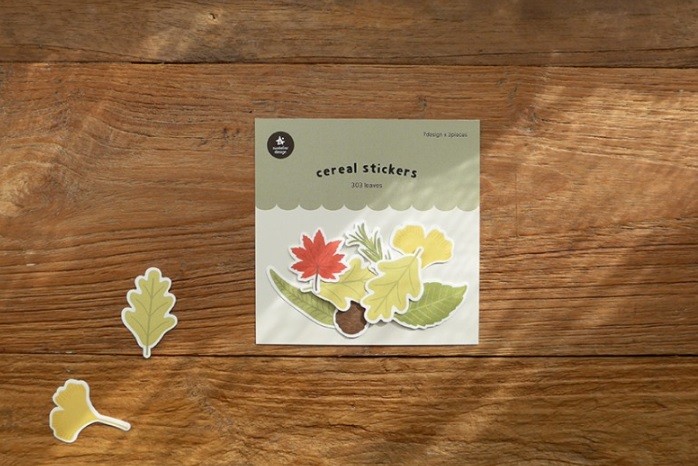 Kore Suatelier Cereal Stickers, Çıkartma – 303 leaves