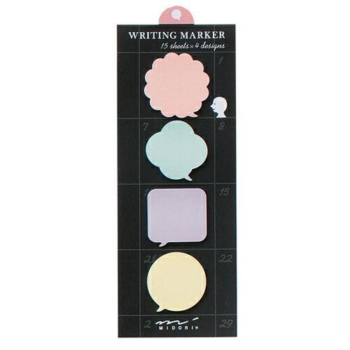 Midori Writing Marker Yapışkan Not - Konuşma Balonu