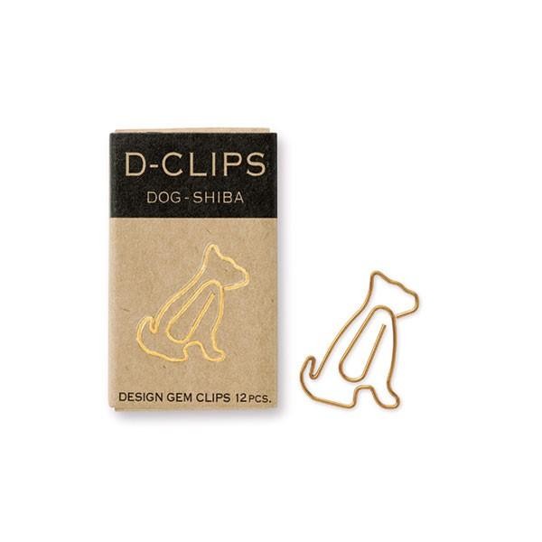 Midori D-CLIPS Mini Box Shiba  12 adet Klips