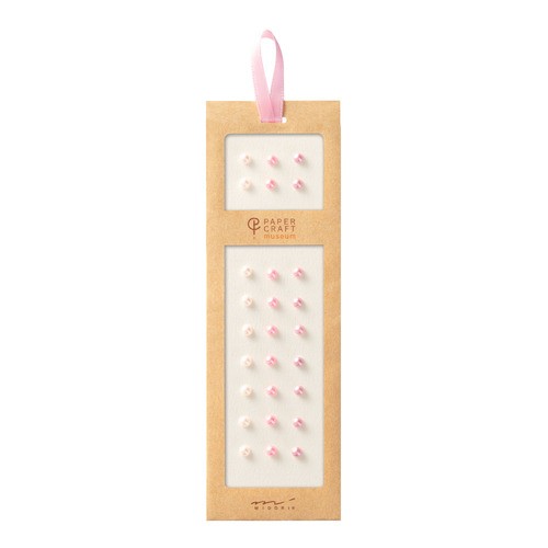 Midori Motif Çıkartmaları - Pembe İnci