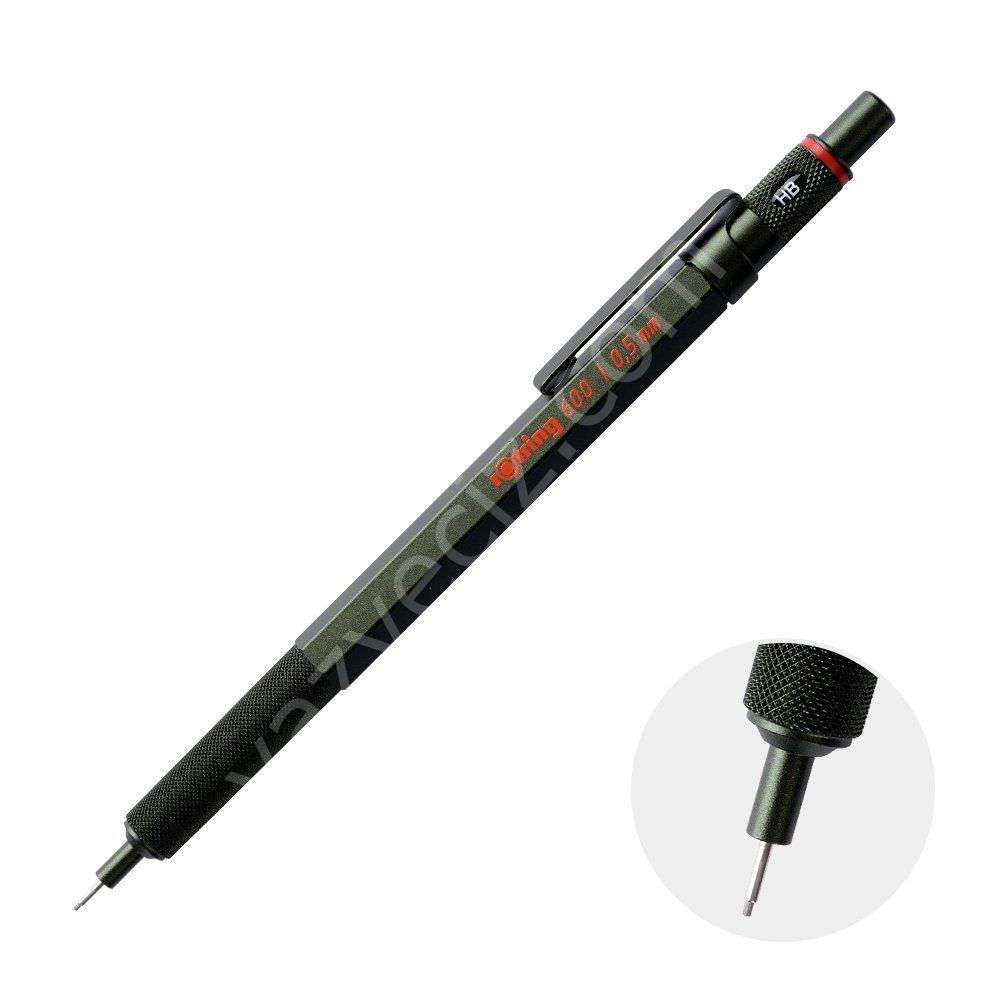 Rotring 600 Mekanik Kurşun Kalem Kamuflaj Yeşil 0.5mm