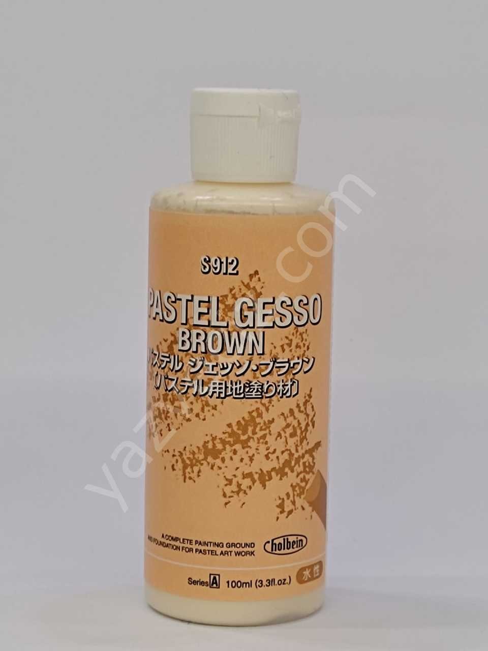 Holbein S912 Pastel Gesso Brown 100 ml