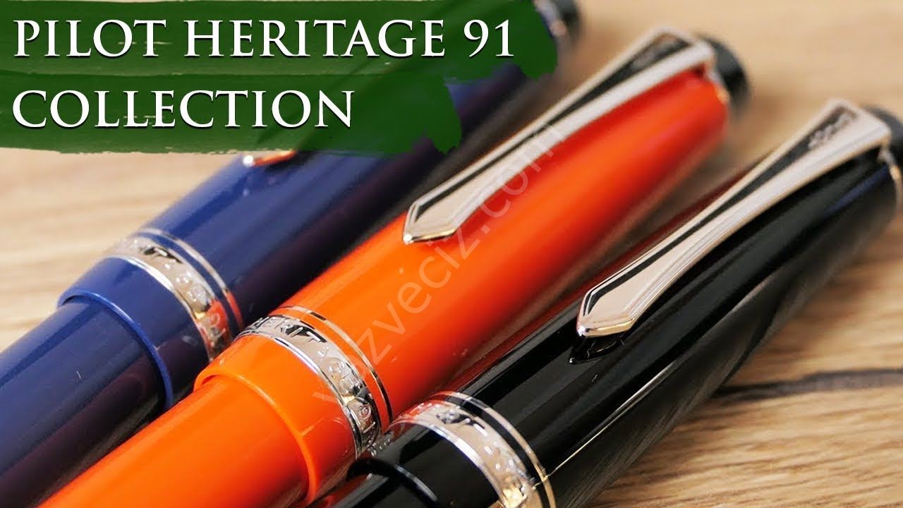 Kampanyalı Pilot Custom Heritage 91 Hediyelik Versatil Kalem Orange