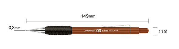 Javapen  EmBo 0,3mm Teknik Çizim Kalemi R&D
