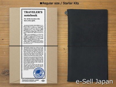 Traveler's Company Notebook Leather Cover - Black