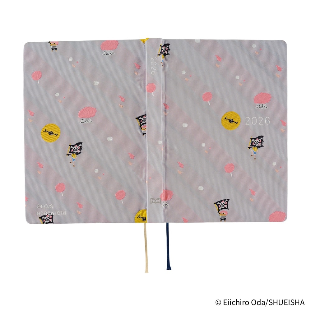 Kampanyalı Ön Sipariş Hobonichi Techo HON - A6 Japanese - ONE PIECE Hiriluk’s Cherry Blossoms 