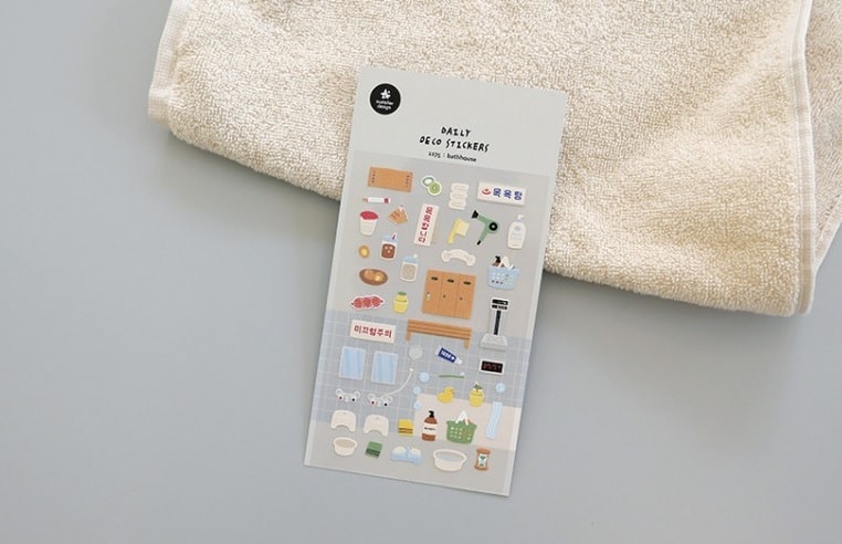  Kore Suatelier Design Sticker Çıkartma - 1175 bathhouse