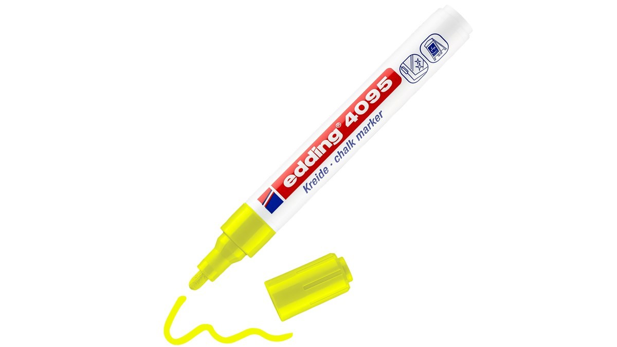 Edding 4500 Tekstil Kalemi 2-3mm Fosforlu Sarı