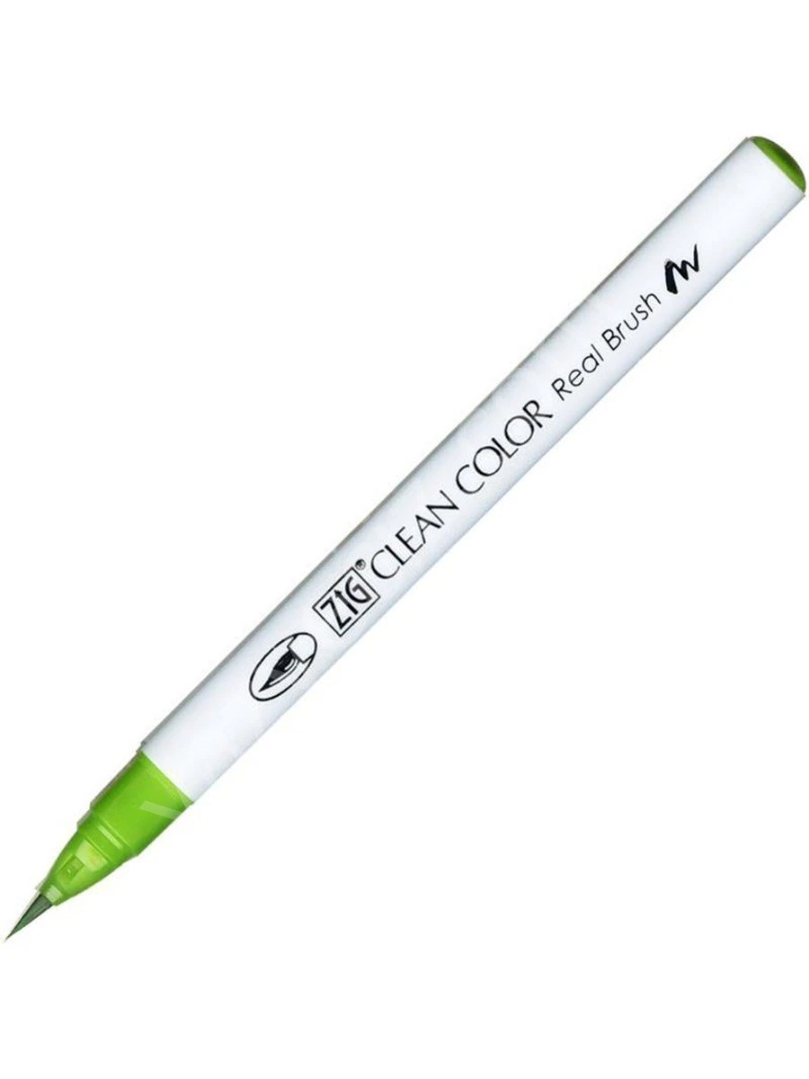 Zig Clean Color Real Brush Fırça Uçlu Marker Kalem 041 LIGHT GREEN