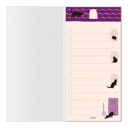 Midori Sticky Notes Kediler - Yapılacak Listesi 24 sayfa