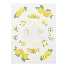 MIDORI Tasarım Kağıt El Sanatları Sticker Çıkartma - Kuş