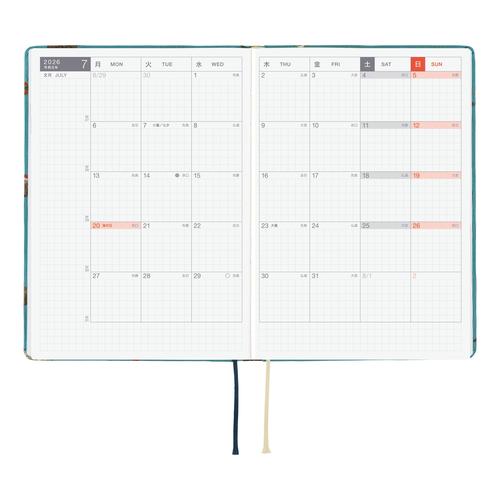 Kampanyalı Ön Sipariş Hobonichi Techo HON A6 Thai Chief/in the Forest 