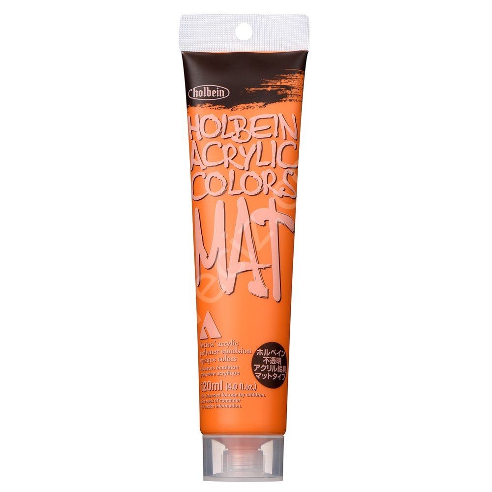 Holbein 120 ml Mat Akrilik Boya M014 Orange