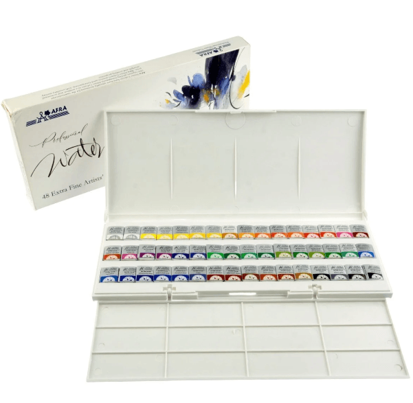 Afra Artists Water Colours Sulu Boya Tablet Seti 48li