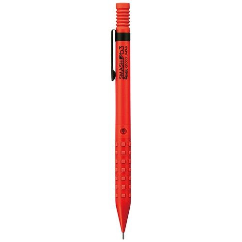 Pentel Smash Q1003 Japan Limited Edition 0.3 mm Versatil Mekanik Kalem - Kırmızı
