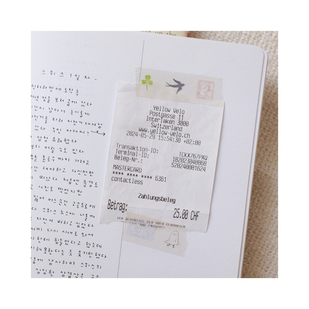 Kore Suatelier design washi tape - illustration 05