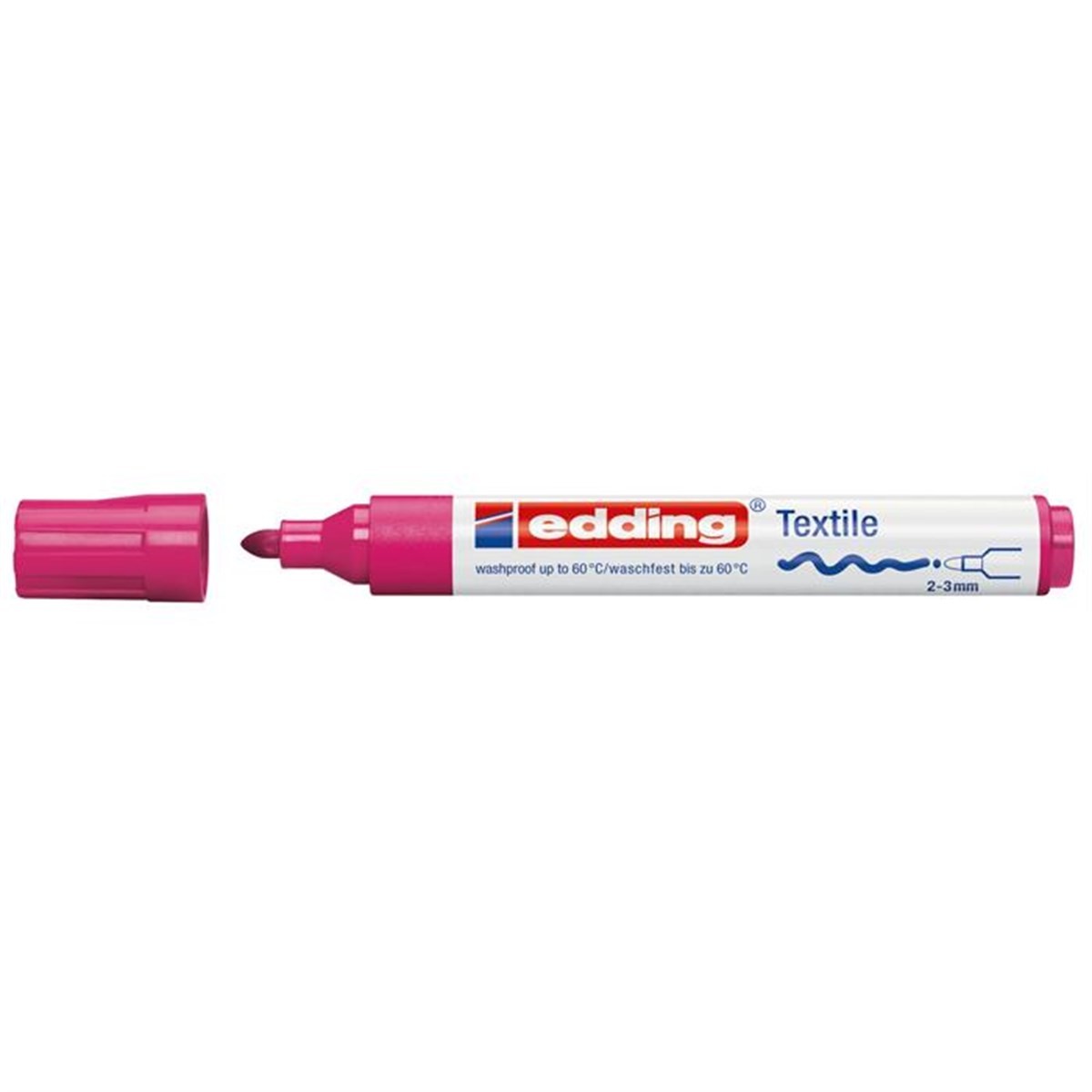 Edding 4500 Tekstil Kalemi 2-3mm Pembe