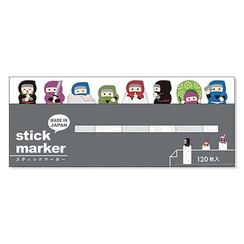 Japon Stick Marker Yapışkan Notlar -  Ninja 