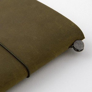 Traveler's Company Notebook  Pasaport Size - Deri Seyahat Defteri - olive