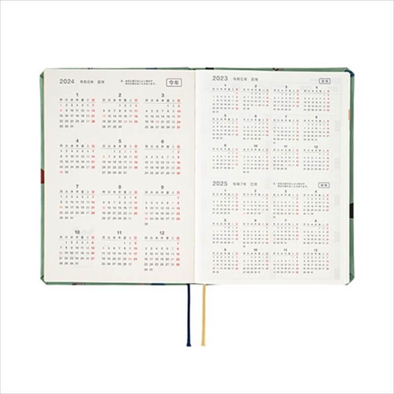 Hobonichi HON A6 diary Tie & Chief  Cats&Me Planlayıcı Ajanda (planner)