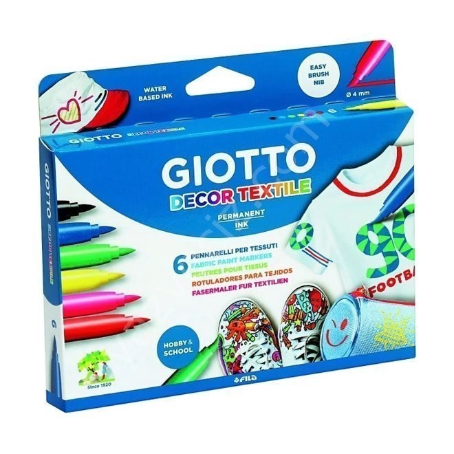 Giotto Marker Dekor Boyası Tekstil