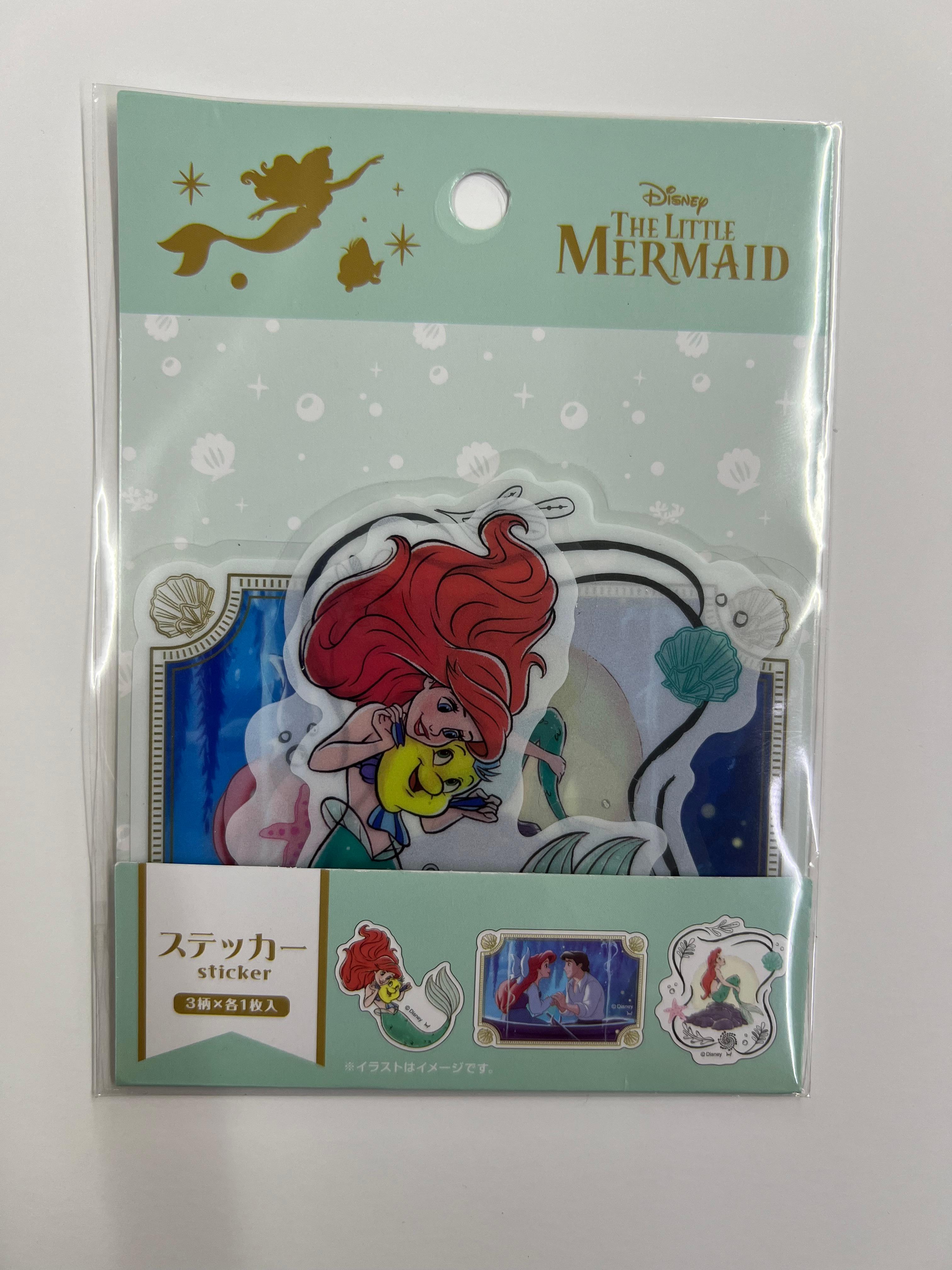 Disney The Little Mermaid 3 Parça Sticker Seti