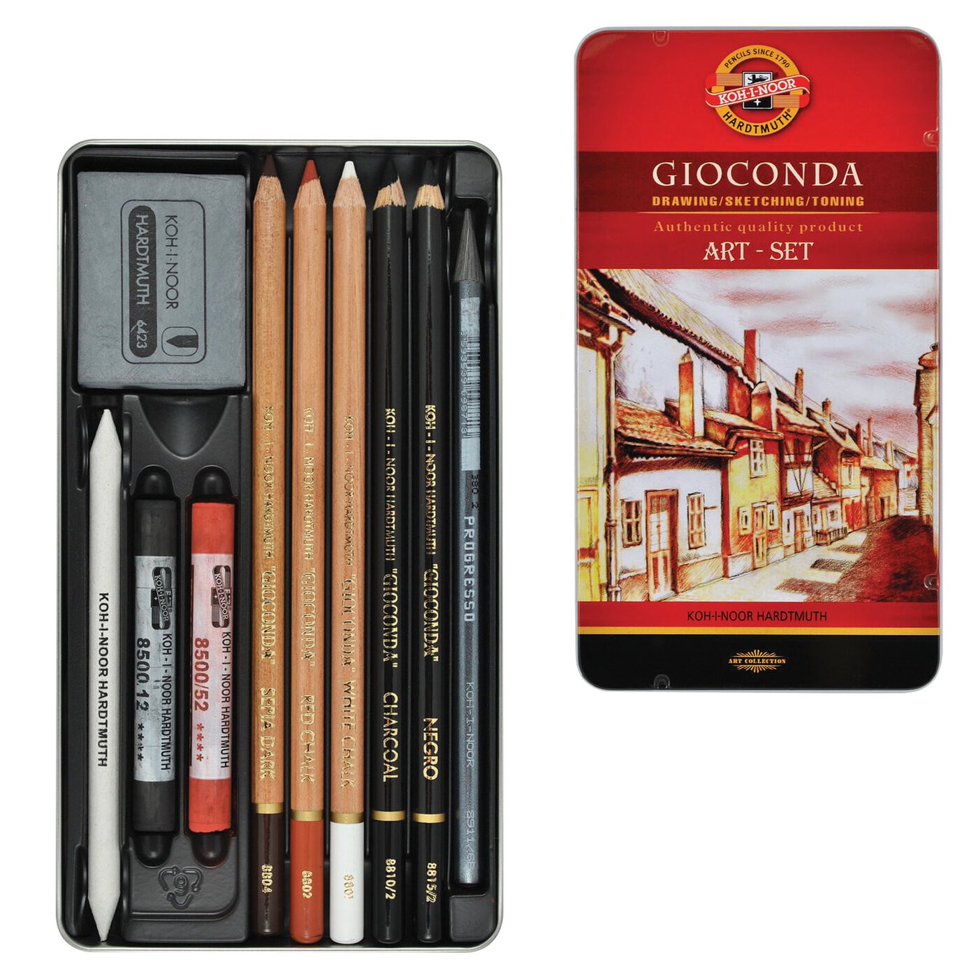 Koh-i Noor Gioconda 8890 Artist Çizim Set 10 Parça