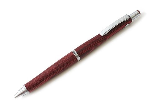 PILOT S 20   0.7MM AHŞAP Gövde,Profesyonel Mekanizmalı Tükenmez Kalem, Deep Red