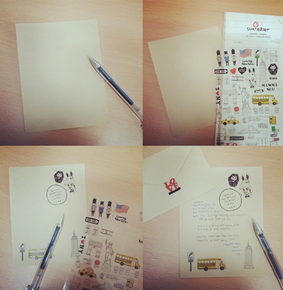  Kore Suatelier Design Sticker Çıkartma - 1012 newyork diary