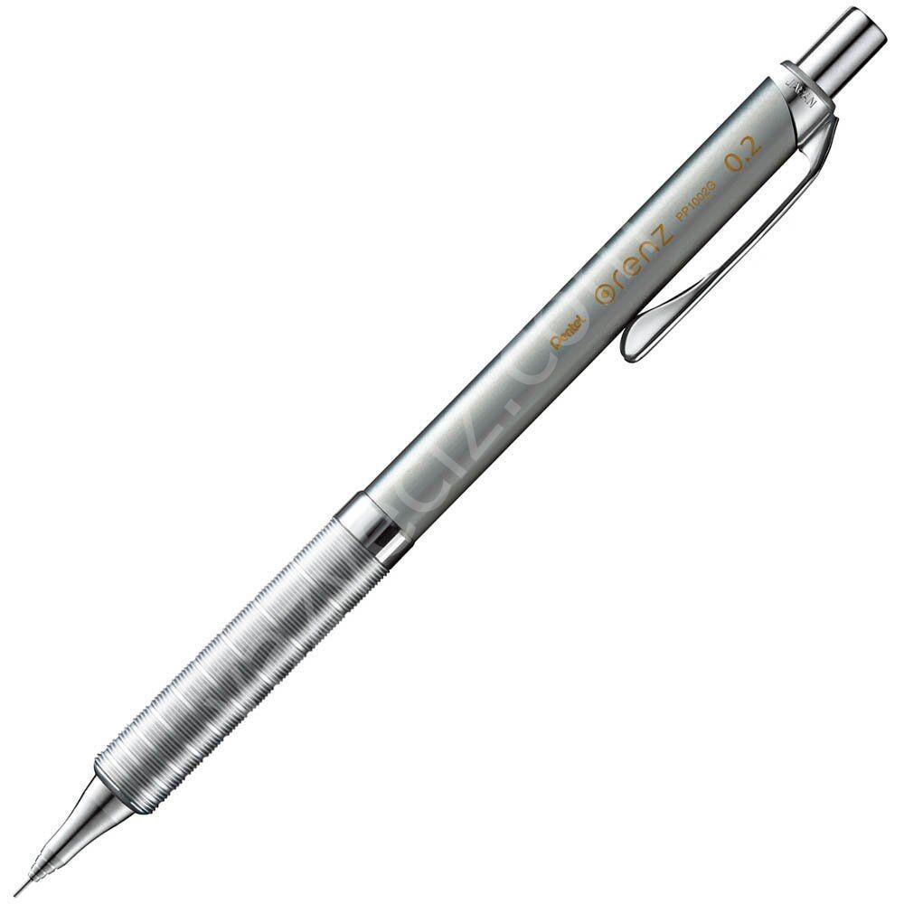 Pentel Orenz 0.2 mm Metal Silver Teknik Çizim Versatil Kalem