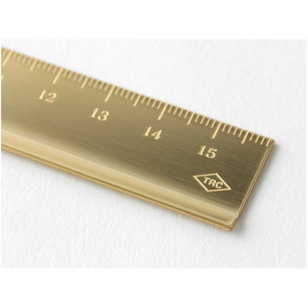 Travelers Company Pirinç cetvel - 15 cm