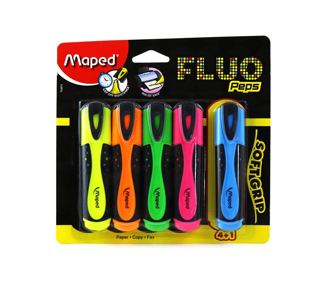 Kampanyalı Maped Fluo Peps 5 'li Fosforlu Kalem Seti