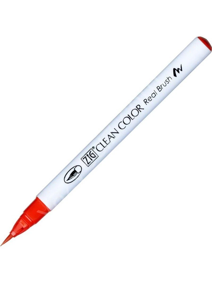 Zig Clean Color Real Brush Fırça Uçlu Marker Kalem 020 red