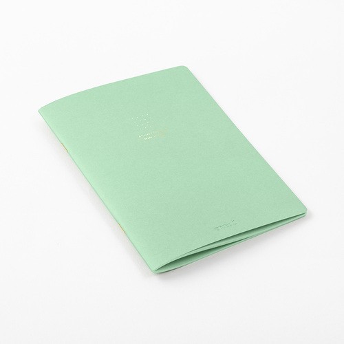 Midori Notebook <A5> Color Dot-colored Green (Noktalı Pastel Renkler Yapraklı Defter)