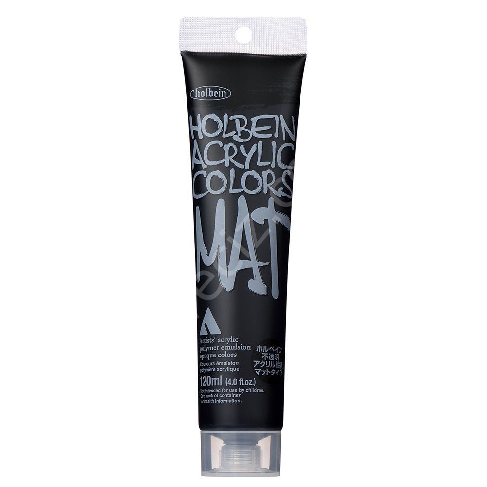 Holbein 120 ml Mat Akrilik Boya M061 Black ( Siyah )