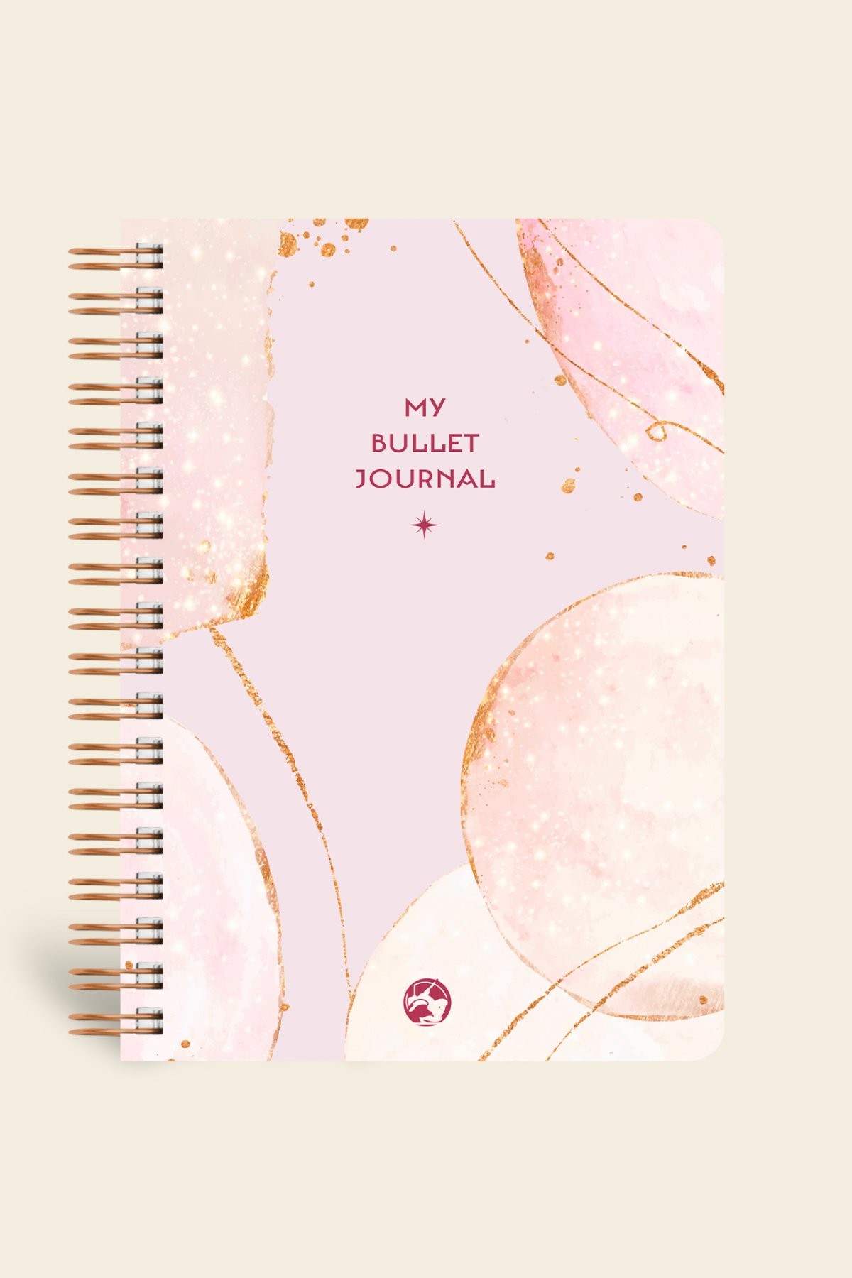 Le Color Noktalı Bullet Journal Pro Defter Rose Gold