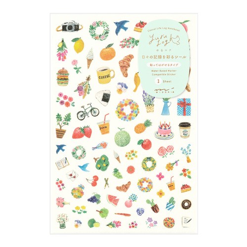 Midori Yurulog Sticker Motif Deseni Çıkartma