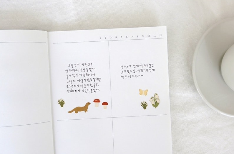  Kore Suatelier Design Sticker Çıkartma - 1188 little forest