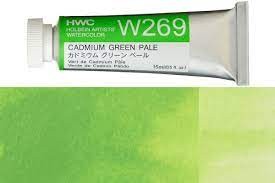 Holbein 15 ml Profesyonel Tüp Suluboya Cadmium Green Pale (W269) C Serisi