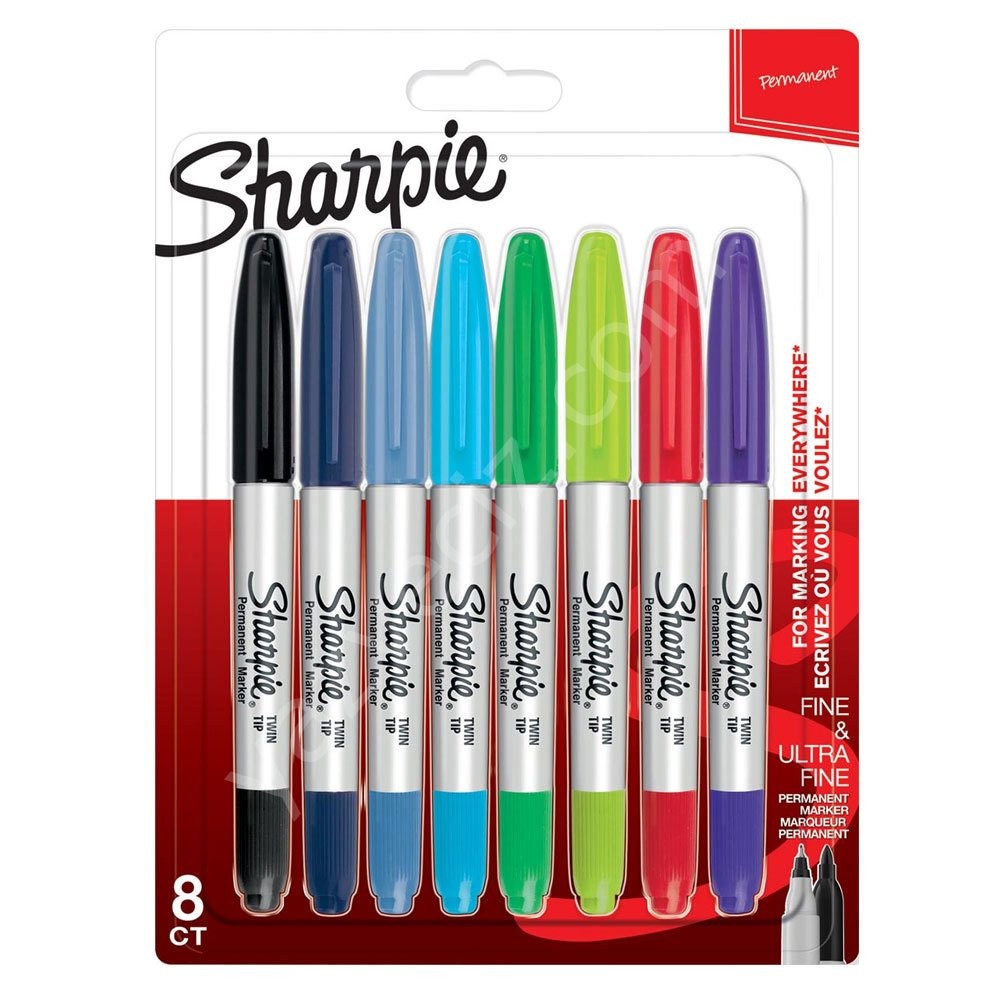 Sharpie Fine & Ultra Fine 8'li Çift Taraflı Permanent Marker Seti