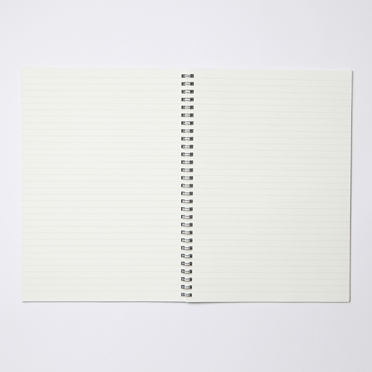 Muji Kalın Kapaklı Çizgili Telli Defter B5