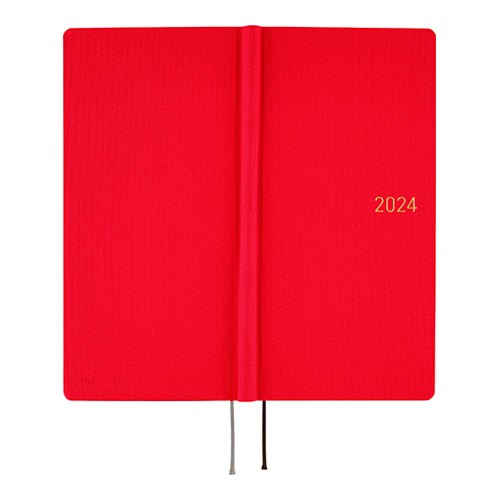 Kampanyalı Hobonichi Weeks Colors B6 İnce Haftalık Kırmızı Ajanda