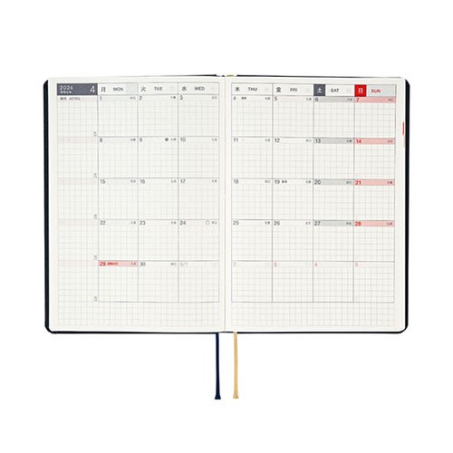  Kampanyalı Hobonichi HON Slash Navy A6 Lacivert Ajanda Planner